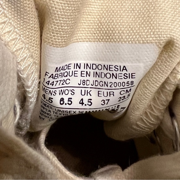 RARE Converse Chuck Taylor All Star Hi Top Back Zip Shoes - Picture 7 of 7